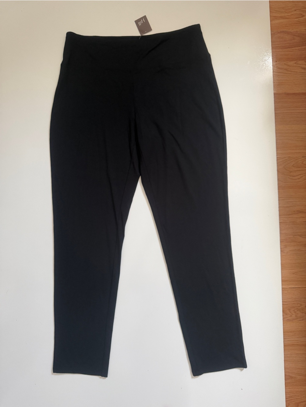 J.Jill Wearever Collection Smooth-Fit Slim Leg Black Pants Size M NWT - Picture 2 of 12
